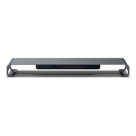 Space Gray XL Monitor Stand with USB-C Hub