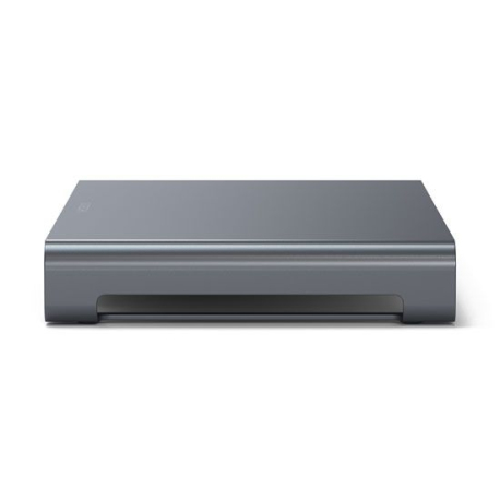 Space Gray XL Monitor Stand with USB-C Hub