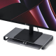 Space Gray XL Monitor Stand with USB-C Hub