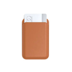 Satechi Vegan-Leather Magnetic Wallet Stand - Orange