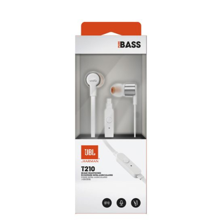 JBL T210 In-Ear Headphones with Pure Bass Sound