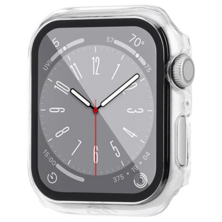 Durable Clear Protective Case for 44mm Apple Watch with Transparent Screen Shield