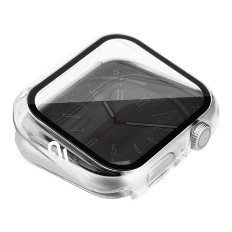 Coque Transparente Résistante pour Apple Watch 44mm avec Écran de Protection Transparent