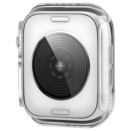 Coque Transparente Résistante pour Apple Watch 44mm avec Écran de Protection Transparent