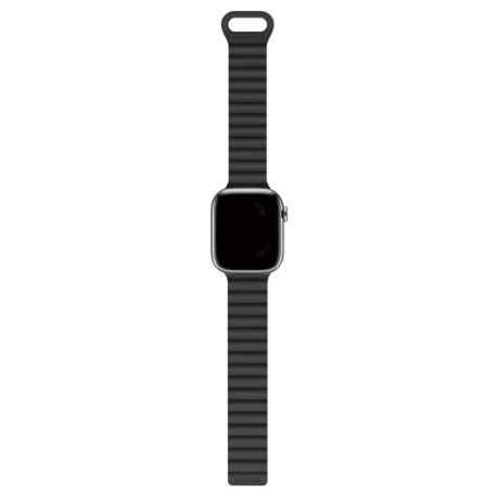 Bracelet Traction Loop en Silicone Liquide pour Apple Watch (41/40/38mm) - Noir