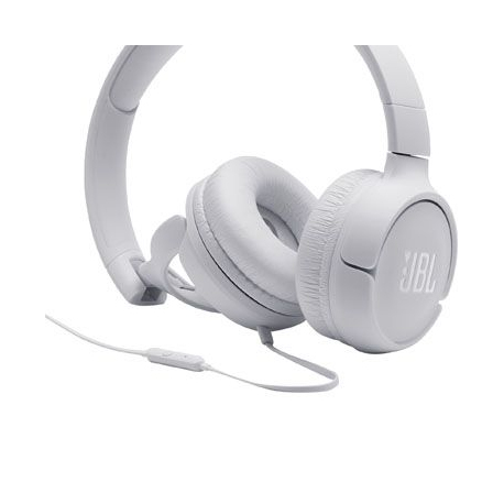 JBL TUNE500 Blanc - Casque Supra-Auriculaire Filaire