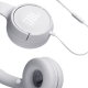 JBL TUNE500 Blanc - Casque Supra-Auriculaire Filaire