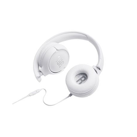 JBL TUNE500 Blanc - Casque Supra-Auriculaire Filaire