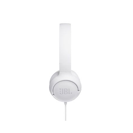 JBL TUNE500 Blanc - Casque Supra-Auriculaire Filaire