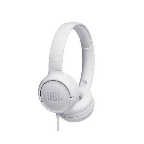 JBL TUNE500 Blanc - Casque Supra-Auriculaire Filaire