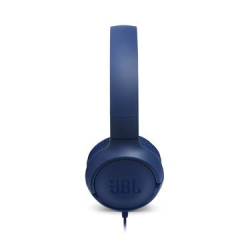 JBL Tune 500 Blue - Wired On-Ear Headphones