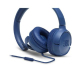 JBL Tune 500 Bleu - Casque Supra-auriculaire Filaire