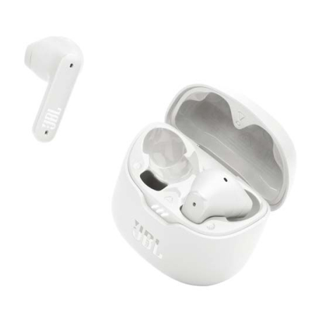 JBL Tune Flex White Wireless Earbuds with Active Noise Cancelling