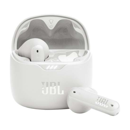 JBL Tune Flex White Wireless Earbuds with Active Noise Cancelling