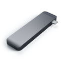 3-in-1 USB-C Hub with USB 3.0 and Card Reader - Space Gray