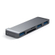 3-in-1 USB-C Hub with USB 3.0 and Card Reader - Space Gray