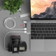 3-in-1 USB-C Hub with USB 3.0 and Card Reader - Space Gray