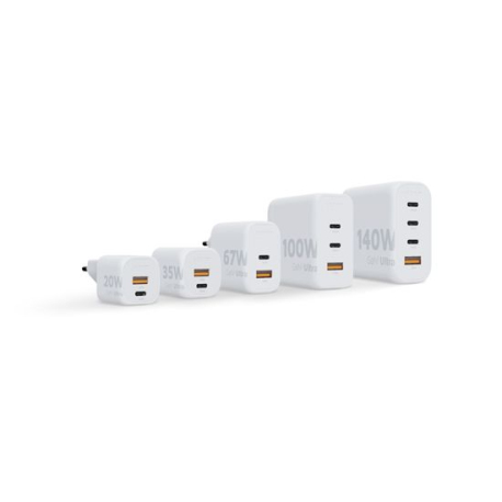 Chargeur Ultra-Wall 35W GaN2 Blanc