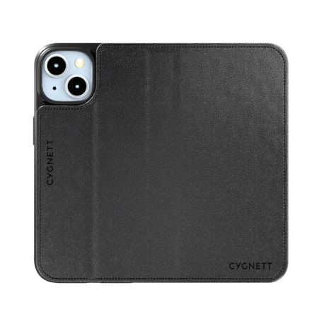 Urban Wallet iPhone 15 Noir - Folio avec Support MultiView