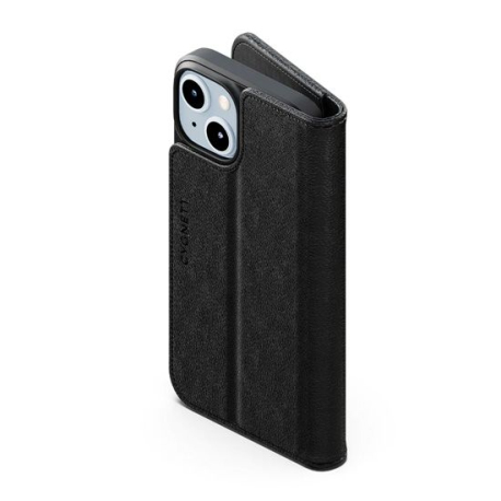 Urban Wallet iPhone 15 Noir - Folio avec Support MultiView