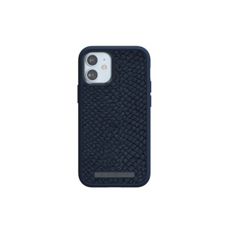 Premium Salmon Leather Case by Vatn for iPhone 12 Mini - Blue