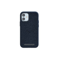 Premium Salmon Leather Case by Vatn for iPhone 12 Mini - Blue