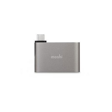 Adaptateur USB-C vers double USB Gris