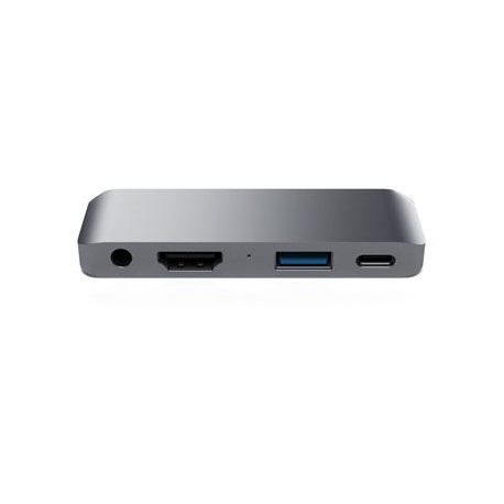 Aluminum Type-C Mobile Pro Hub for iPad Pro 2018 - Space Gray