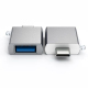 ADAPTATEUR ALUMINUM TYPE-C USB 3.0 Gris Space