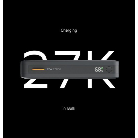 Fuel Series 67W 27,000mAh Power Bank - Midnight Black